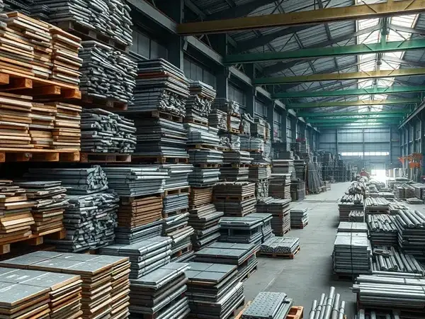 Metal scrap recycling facility